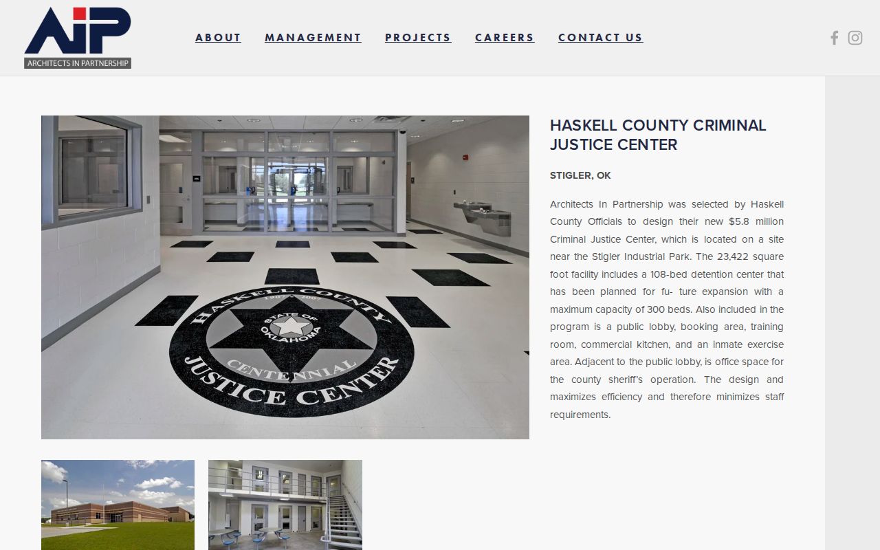 Haskell County Criminal Justice Center release facility design